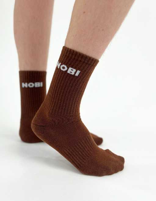 crew-socks-brown